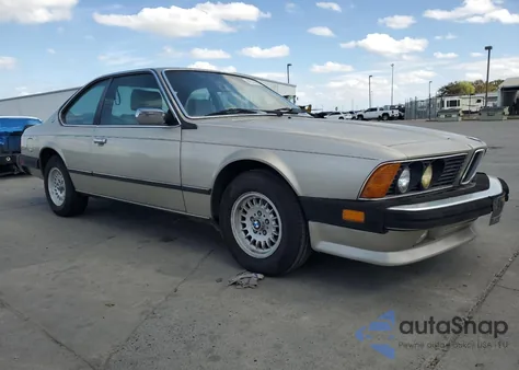 1985 BMW 635 Csi Automatic z USA, uszkodzony, nr VIN WBAEC8409F0610040